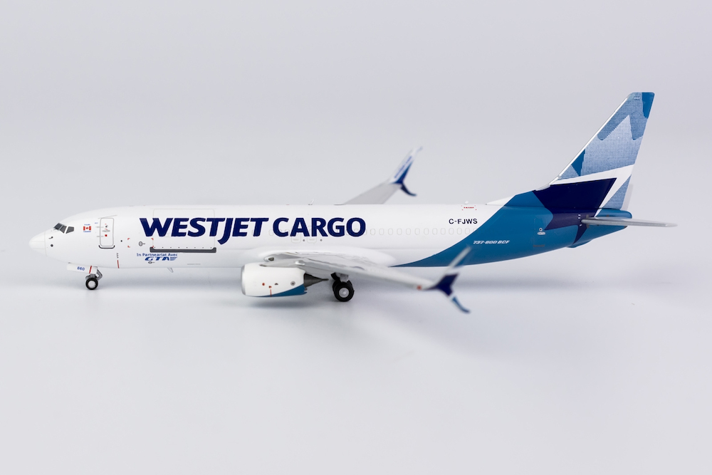 NG Models 58139 Boeing 737800BCF Westjet Cargo CFJWS with simit