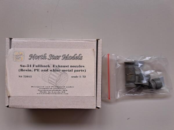 Suchoi Su34 Fullback Exhaust Nozzles without metal parts NS72015