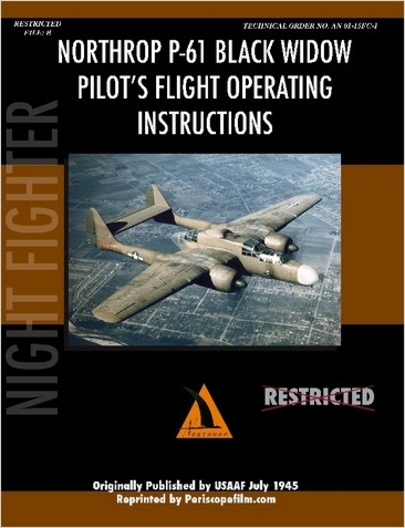 Northrop P61 Black Widow Pilot's Flight Manual  9781411689008