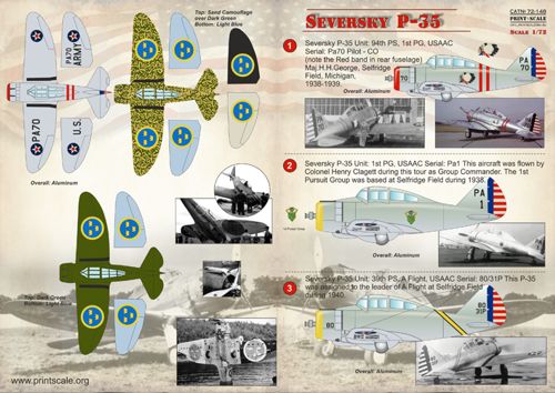 Seversky P35 PRS72-148