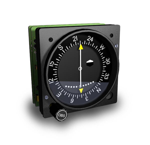VOR 2 indicator (GSA-055 usb interfase required) GSA-059