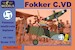 Fokker C.VD Finland A.W. Siddeley Panther engine (REDUCTION OF STOCK)