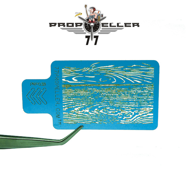 Mini Airbrush template, Airbrush stencils for spraying wood structure 1/32/1/48 prp038