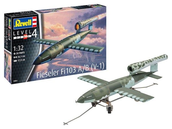 Fieseler Fi103A/B (V1) Model set with paint,glue and a brush) (SPECIAL OFFER - WAS EURO 29,95)  63861