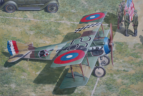 SPAD XIII C.1 WW1 French Fighter  636