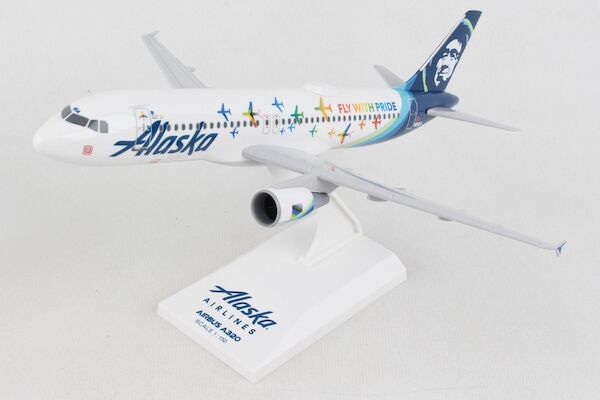 Airbus A320 Alaska Fly with Pride N854VA SKR1093