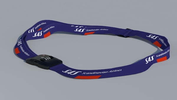 Luggage strap with TSA lock - SAS Scandinavian  LUG-SAS