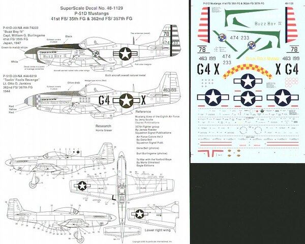 48-1129 P51D Mustang (41FS/35FG)  48-1129