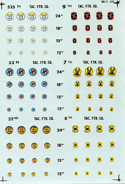 72-300 TFS Badges (525TFS,9TFS,53TFS,7TFS,8TFS)  72-300