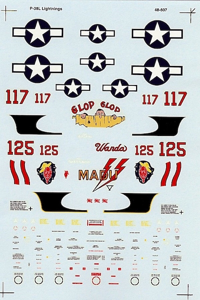 48-607  Lockheed P38L Lightning (431FS/475FG)  48-607