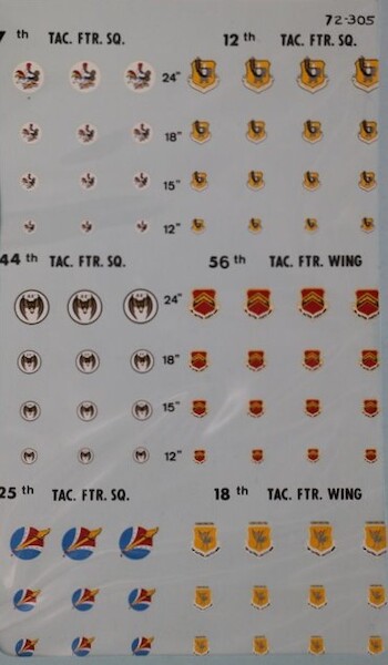 72-305  TFS (7TFS,44TFS,25TFS,18TFW)  (WAS EURO 9,95)  72-305