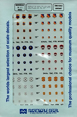 72-321 TFS Badges (16TFS, 34TFS, 421TFS, 428TFS, 429TFS, 474TFW (WAS EURO 9,95) 72-321