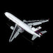McDonnell Douglas MD11 House Colors N211MD Flaps Down